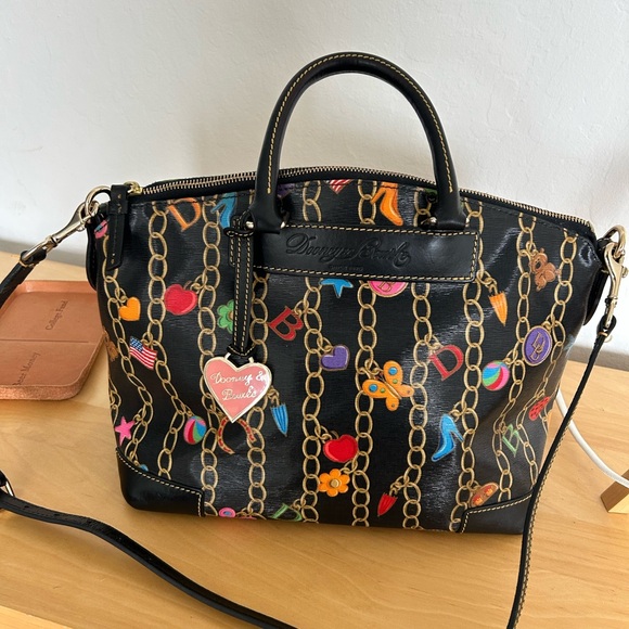 Dooney & Bourke Rare Black Charm Bracelet Bag Limited Edition Release Y2K - Picture 10 of 16